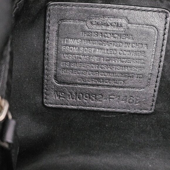 Coach Penelope Pebble Leather Hobo Stud Black F14681 Shoulder Bag COA - Picture 5 of 16